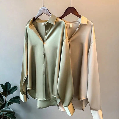 Amelia™ Satinblus för kvinnor